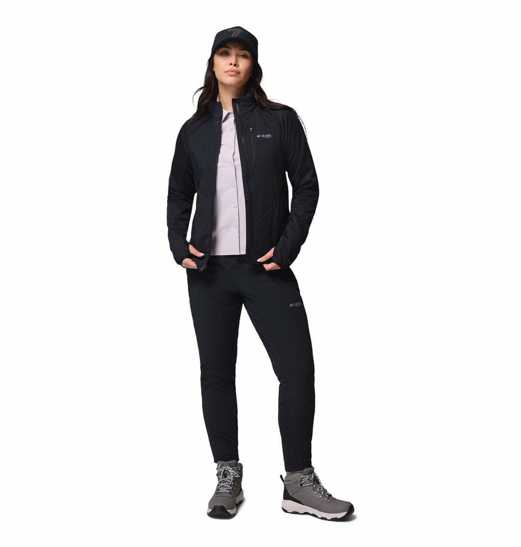 Casaca Para Mujer Con Cierre Completo Arctic Crest™ Negra Vestuario
