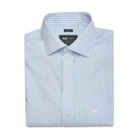 Camisa M/L Algodón Para Hombre Wf Pc Celeste Rockford