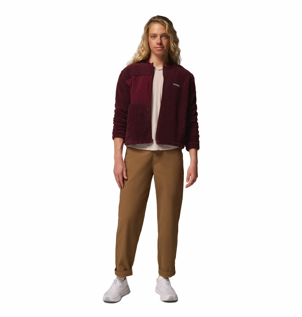 Casaca Para Mujer Polar Bomber Stellar Path™ Guinda Vestuario