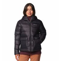 Casaca Para Mujer de Plumas Con Capucha Harmony Falls™ Negra Vestuario