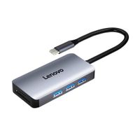 Lectora Lenovo 7 en 1 LX0806G (Lector SD, MicroSD, 3 USB 3.0, HDMI, C)