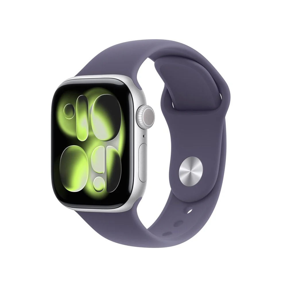 Apple Watch Series 11 42mm Gps Silver Sport Band S/M Morado Niebla