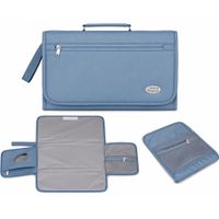 Cambiador de Pañales Portátil para Bebés Plegable Azul