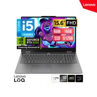 LAPTOP GAMER LENOVO LOQ 15IRX11Core I5-13450HX  15.6 FHD 144HZ 16GB DDR5 512GB SSD GEFORCE RTX 5050