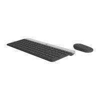 KIT LOGITECH  TECLADO+MOUSE MK470 INALAMBRICO SLIM USB BLACK