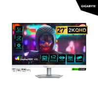 MONITOR GIGABYTE M27Q2 ICE WHITE 27"" PANEL IPS QHD 2K 2560 x 1440 200Hz 1Ms PIVOT DP | HDMI.
