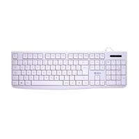 TECLADO TEROS estándar TE-4069S multimedia USB 2.0, español, color blanco