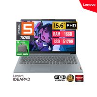 LENOVO IDEAPAD SLIM 3 15AMN8 15.6"" FHD RYZEN 5 7520U 16GB 512GB SSD SIN SISTEMA + MALETIN