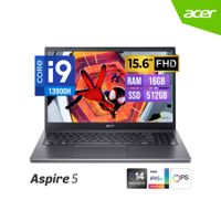 LAPTOP ACER ASPIRE 5 15 core i9 13900h 15.6"" FHD IPS 16GB Ram 512GB FreeDOS