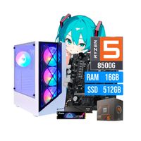 CPU WHITE GAMER RYZEN 5 8500G 16GB RAM DDR5 512GB
