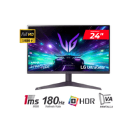 MONITOR GAMING LG ULTRAGEAR 24GS50F-B 24"" VA FHD 1920 x 1080 180Hz 1ms HDMI/DP FreeSync