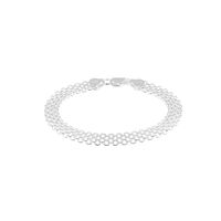 Pulsera Bismark Doble Plata 925 Hombre