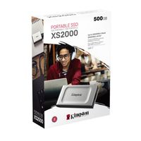 SSD Externo Kingston XS2000 500GB USB-C 3.2 Gen 2x2 Portátil 2000MB/s