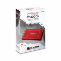SSD Externo Kingston XS1000 1TB Rojo USB 3.2 Gen 2 Portátil