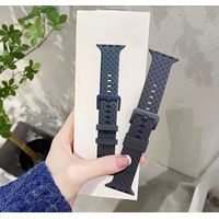 CORREA DE SILICONA LABRADA PARA WATCH 42-44-45-49 MM GRIS