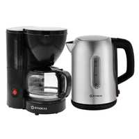 Combo cafetera 6 tazas + Hervidor eléctrico 1.7l Imaco