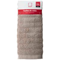 Set VIVA HOME Toalla Visita Onda Taupe x2un