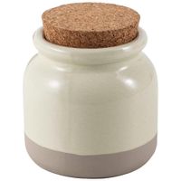 Canister DECO HOME Crema con Tapa C&L (Modelos Aleatorios)