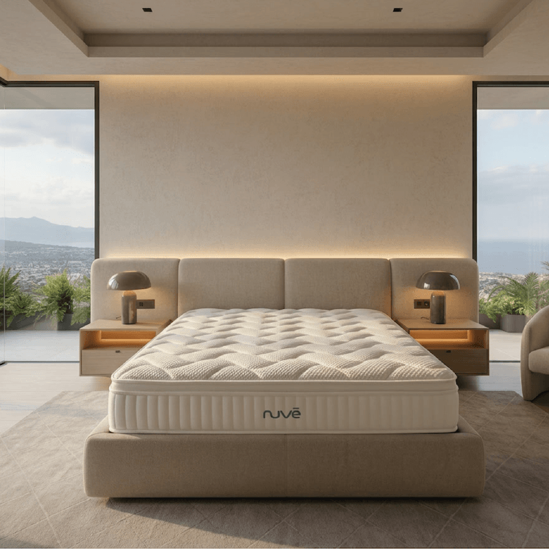 Nuve Alpine Colchón Híbrido Premium Queen