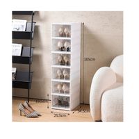 Zapatera Apilable 6 Niveles Organizador plegable de Zapatos