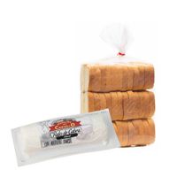 Pack Queso Rulo de Cabra Natural MARQUÉS DEL CASTILLO Paquete 110g + Mini Tostadas Integrales LA FLORENCIA Bolsa 36un