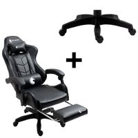 Combo Base para Silla Gamer Repuesto Shine Series Negro + Silla Gamer Ergonómica Dreizt Shine Series