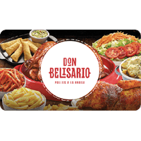 GIFTEALO Gift Card BELICOMBO FAMILIAR: 1 POLLO A LA BRASA + 4 ACOMPAÑAMIENTOS + 1 ENSALADA FRESCA FA