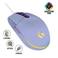 MOUSE LOGITECH G203 LIGHTSYNC RGB LILA