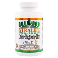 Calcio, Magnesio, Zinc + Vitamina D - 100 Tabletas