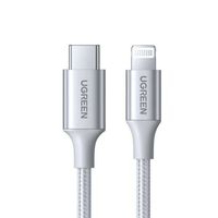 Cable Usb-c Macho Lightning Premium 1m Carga Nylon 20w