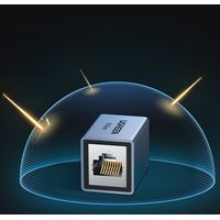 Adaptador Premium Rj45 Union Hembra - Hembra Pc Laptop Ethernet
