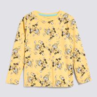 Polo Manga Larga Para Niño Full Print Minions
