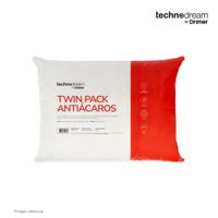Almohada TECHNODREAM Twin Pack Antiácaros  (65x50 cm)