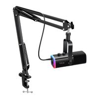 Fifine - Micrófono Ampligame AM8T XLR/USB (Incluye Brazo) - Negro