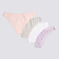Pack X4 Calzones Mujer Animal Print Hypnotic