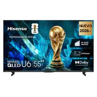 Hisense TV MINI-LED 55"" 4K Google TV 55U6ESG