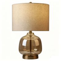 Lampara Mesa Vidrio 52.5 Cm