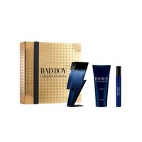 Estuche Bad Boy Cobalt Carolina Herrera Hombre Edp Électrique 100Ml + Gel De Baño 100Ml + Mini 10Ml