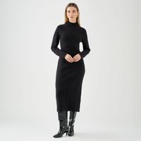 Vestido Midi Mujer Neck Malabar