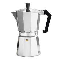 Cafetera Italiana  Moka P9 Tazas de Aluminio Coffe