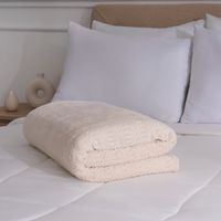 Frazada Pv26 Chevron Beige 2 Plazas
