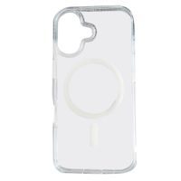 Case iBox para iphone 16 clear, con magsafe para carga inalámbrica, transparente