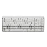 Teclado inalámbrico Logitech K250 Bluetooth, membrana, español, blanco