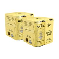 Pack Agua Saborizada MR. PERKINS Beer Lata 180ml Paquete 4un x 2un