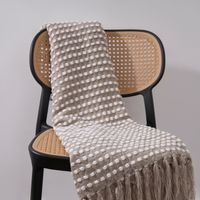 Manta Oi26 Tejida Gris