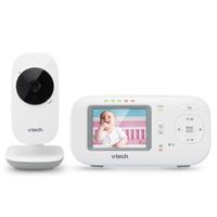 Monitor de bebé VTech VM2251 Pantalla LCD Audio Bidireccional Visión Nocturna Blanco