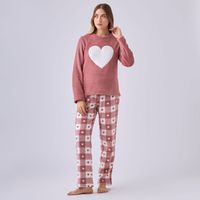 Pijama Mujer Corazones Coral Hypnotic