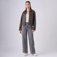 Jean Mujer Gris Hypnotic Straight