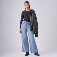 Jean Mujer Bordado Hypnotic Straight