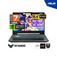 LAPTOP ASUS TUF GAMING A15 15.6"" FHD IPS AMD Ryzen 7 7445HS Hasta 4.7GHz 16GB DDR5 512GB SSD GeForce